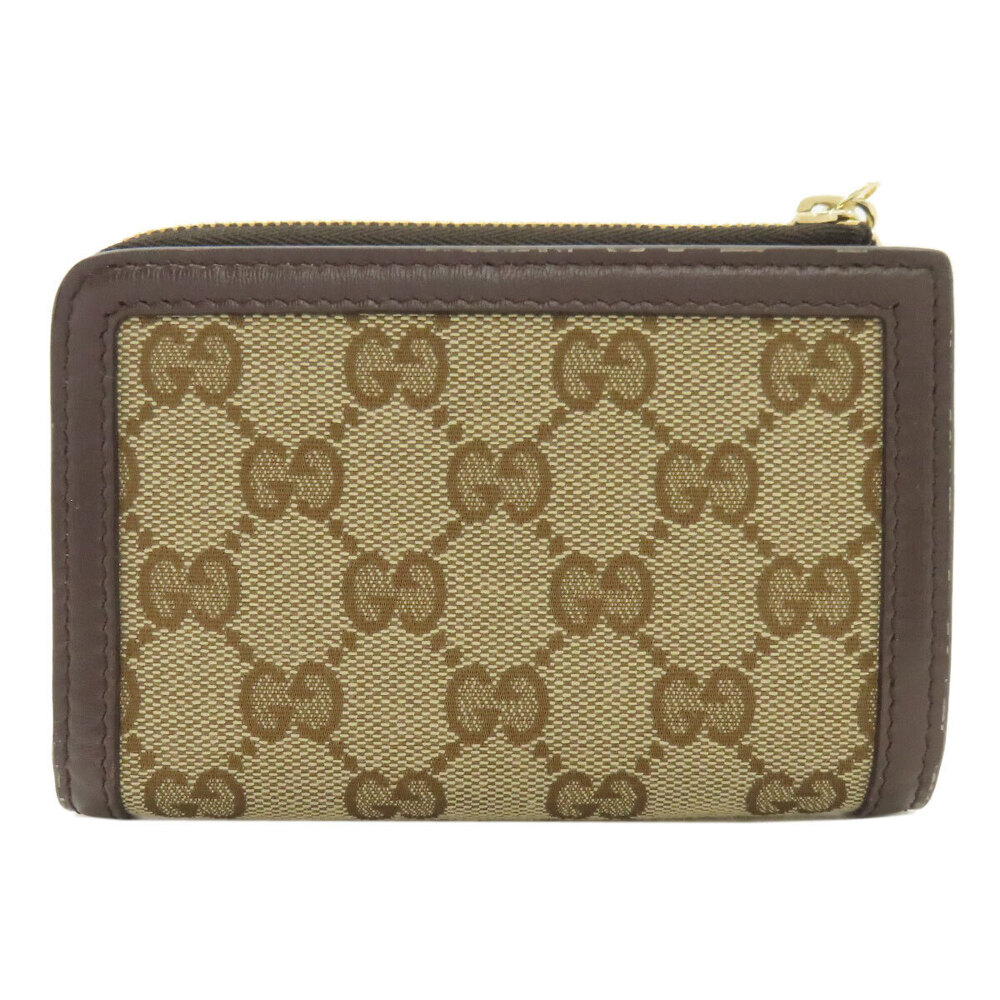 Gucci Wallet GG fold canvas bi Black